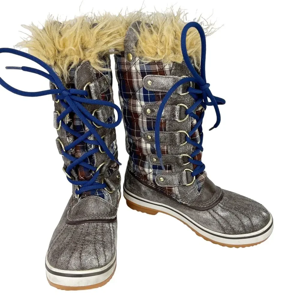 Sorel Tofino Plaid 5 Waterproof Insulated Winter Boots NL 1796-204